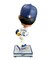 Roki Sasaki LA Dodgers 4.5 Inch Square Base Mini BigHead Bobblehead